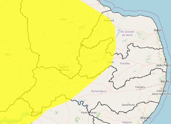 CIDADES DO VALE DO PIANCÓ ESTÃO SOB ALERTA DE BAIXA UMIDADE DO AR